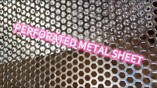 Exportieren Sie perforierte Bleche aus Aluminium / verzinktem / rostfreiem Stahl